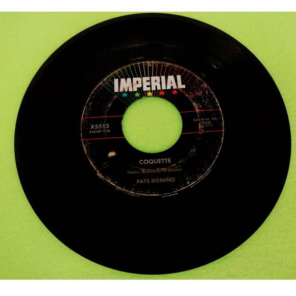 Fats Domino - Whole Lotta Loving - Coquette - Imperial 45rpm Vinyl Record‎ 7" - Picture 2 of 6